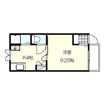 つゆきハイム 102号室 間取り