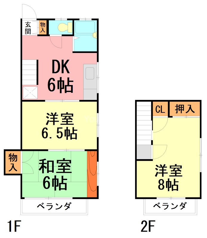テラスハウス湘南 201号室 間取り
