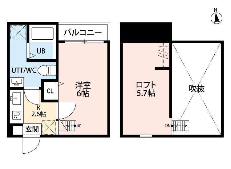 ルーモ平塚 205号室 間取り