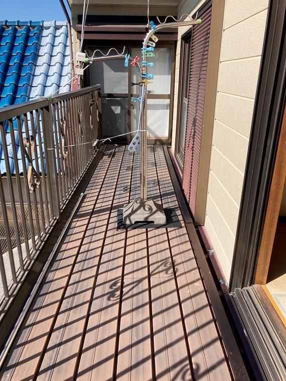 葛原戸建 ベランダ