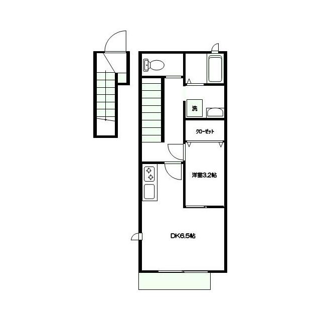 寺ノ上サニーコート１２ 202号室 間取り