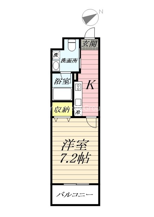 セルバ湘南 302号室 間取り