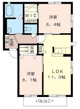 ビラ・トノウチ 202号室 間取り