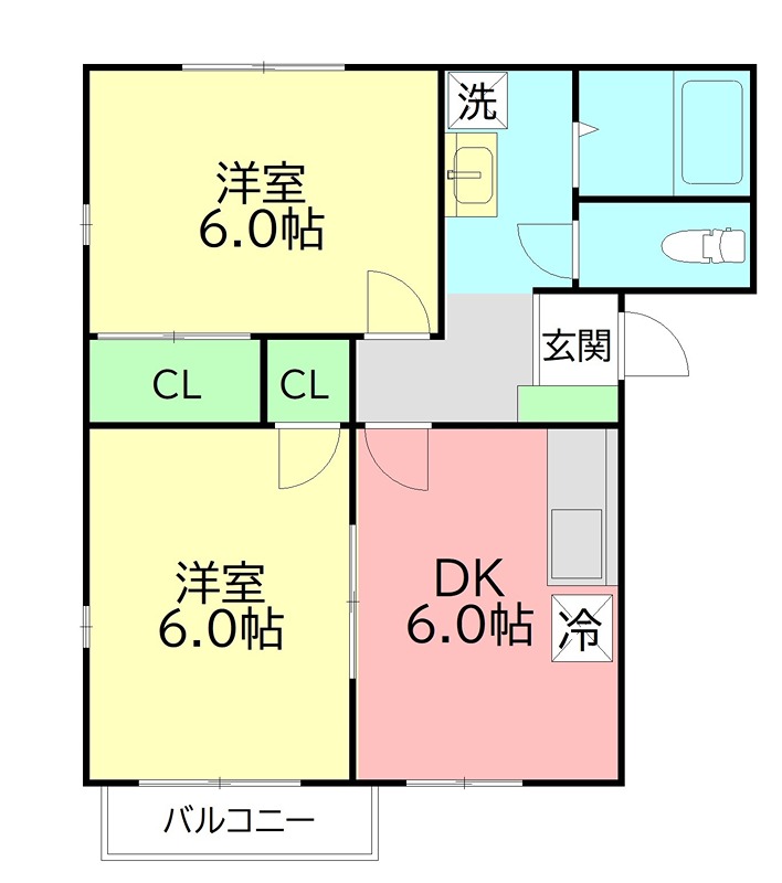 ベルハイツ　Ｃ棟 間取り