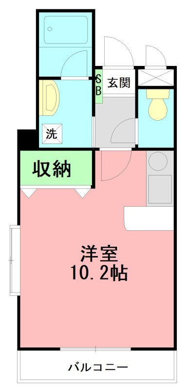 エクセレントⅡ 205号室 間取り