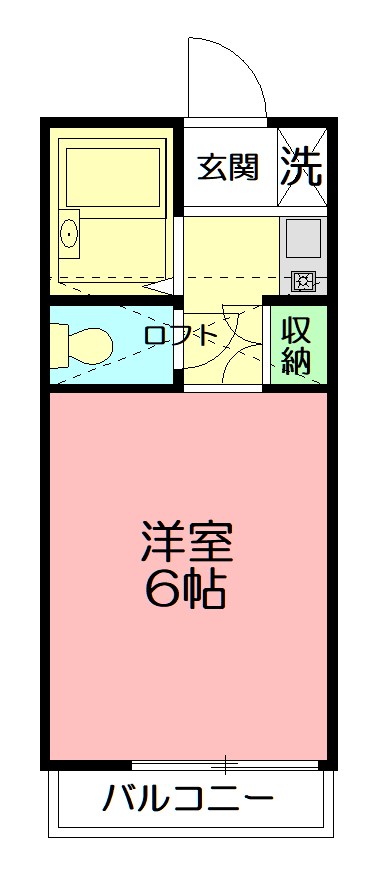 パークヒルアダチ 202号室 間取り