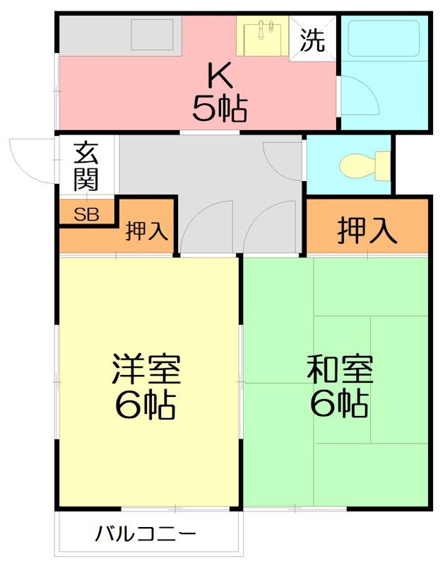 ハイツ松本 間取り