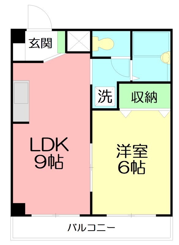 第３野本ビル 302号室 間取り