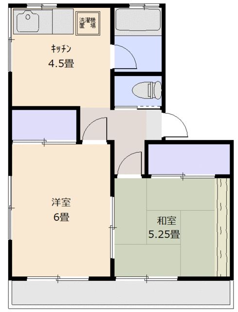 西川ビル 301号室 間取り