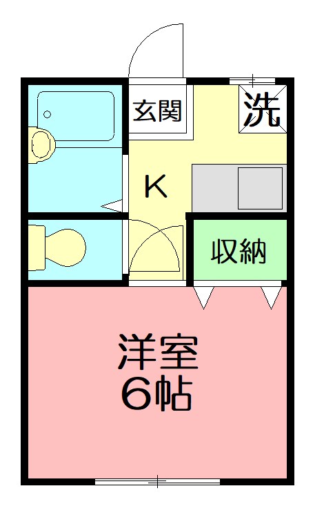 森久保ハイム 103号室 間取り