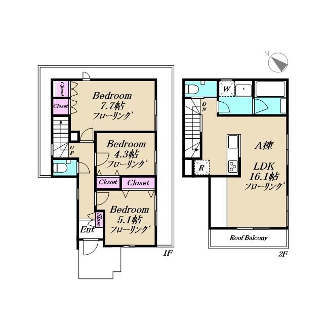 （仮）片瀬海岸戸建 間取り