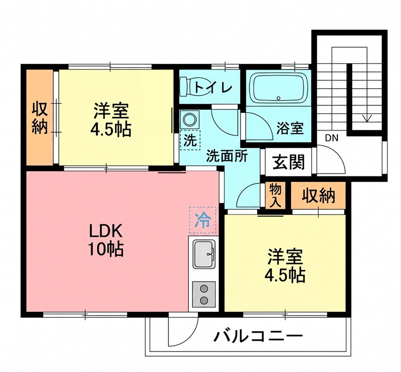相武台住宅　５号棟 間取り