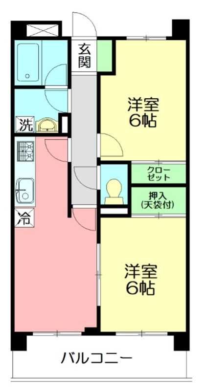 サンステージ茅ヶ崎 304号室 間取り