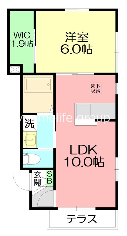 Maison　Fresco 102号室 間取り