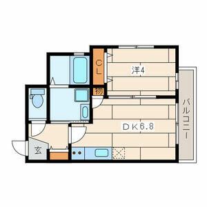 ａｌｔｕｒａ　洋光台　（アルトウラ） 102号室 間取り