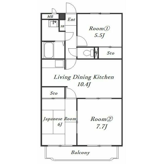 アルタイルヴィラ 403号室 間取り