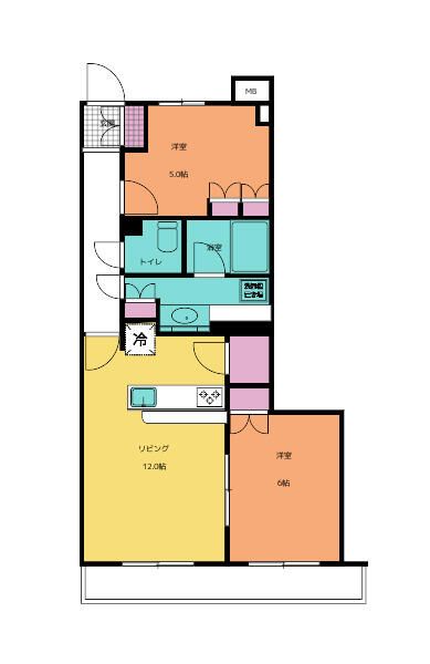 リストレジデンス辻堂タワー 10F号室 間取り