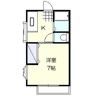 金目邸 203号室 間取り