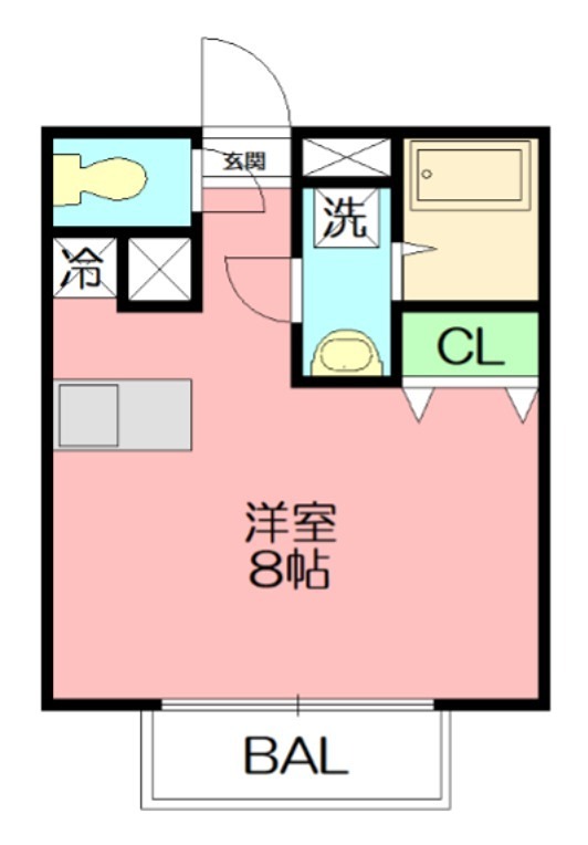 ガーデンハウス 103号室 間取り