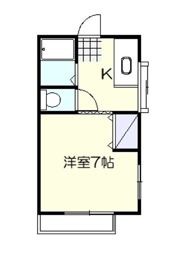金目邸 202号室 間取り