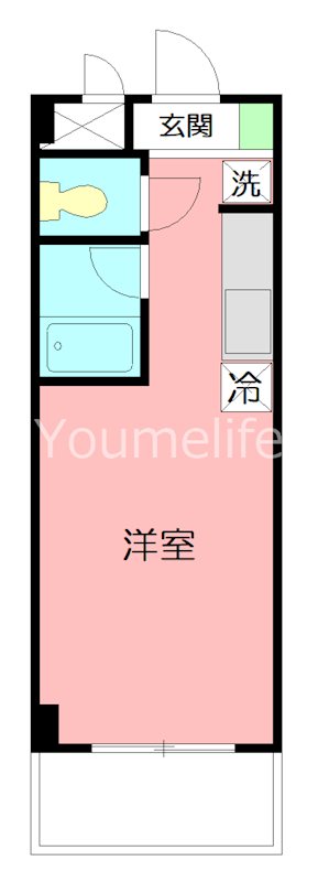 カジヤマグラスワン 204号室 間取り