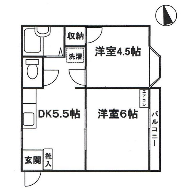 ヴェ－ル９２ 205号室 間取り