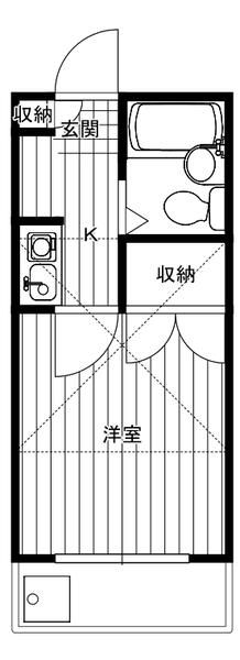 ＨＩＬＬ&rsquo;Ｓ高座渋谷 205号室 間取り