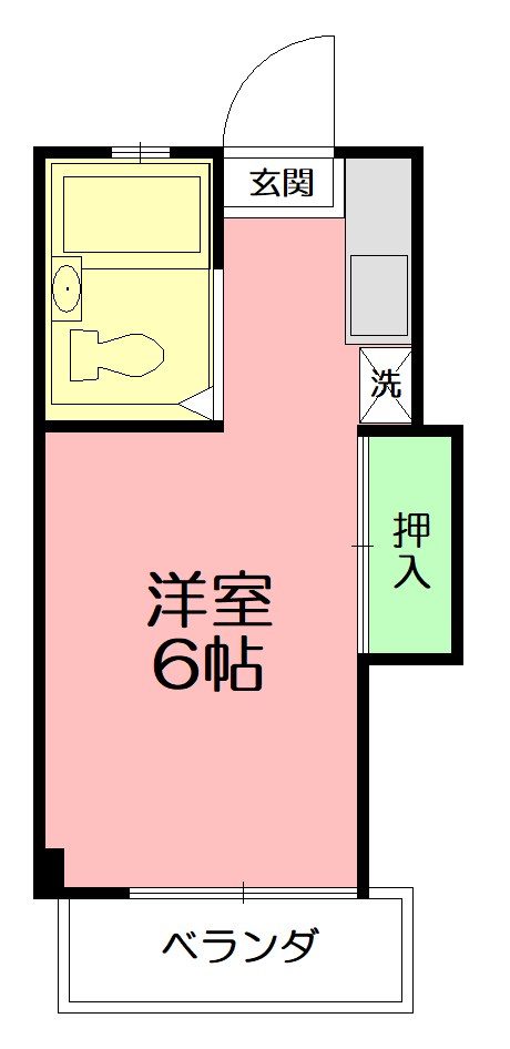 鎌倉徳増ビル 302号室 間取り