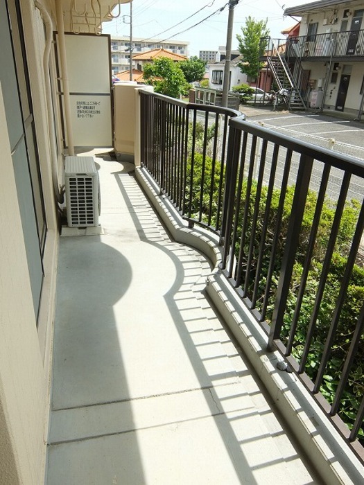 ハビテーションWADAⅡ ベランダ