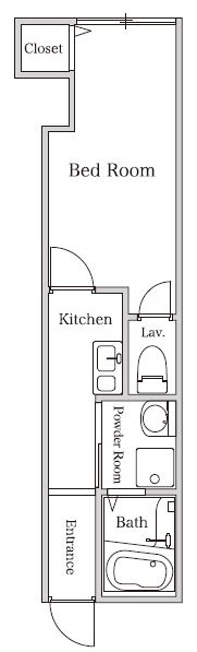 ソフィアエヌ湘南平塚 201号室 間取り