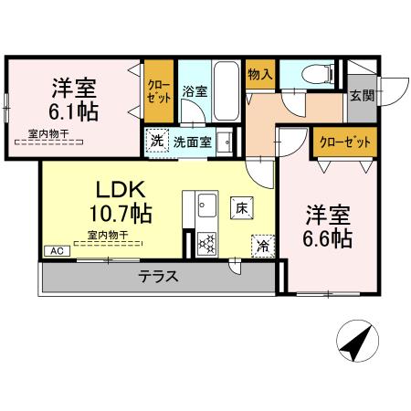 レヴリ広野 間取り