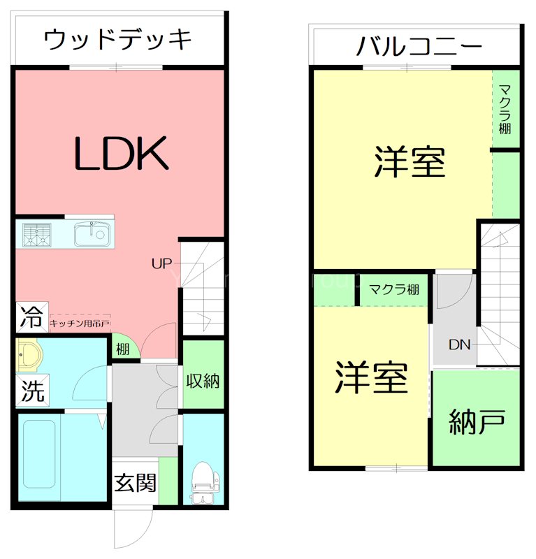 ひだまり館 101号室 間取り