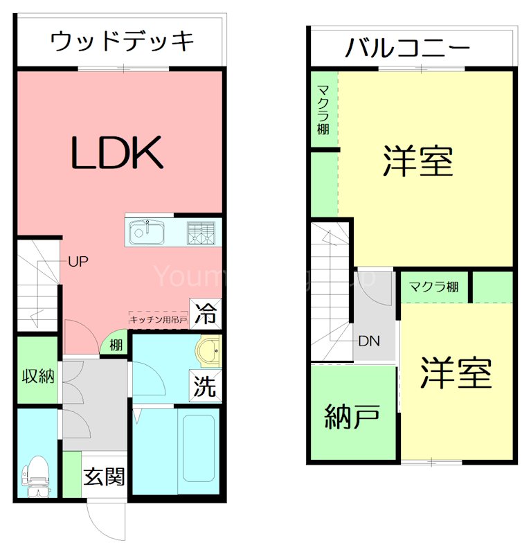 ひだまり館 104号室 間取り
