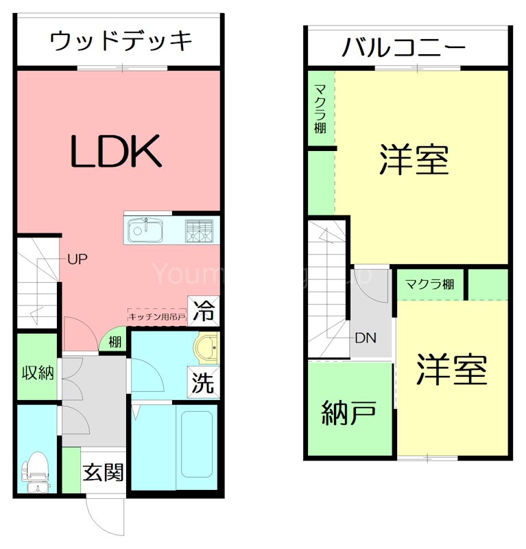 ひだまり館 102号室 間取り