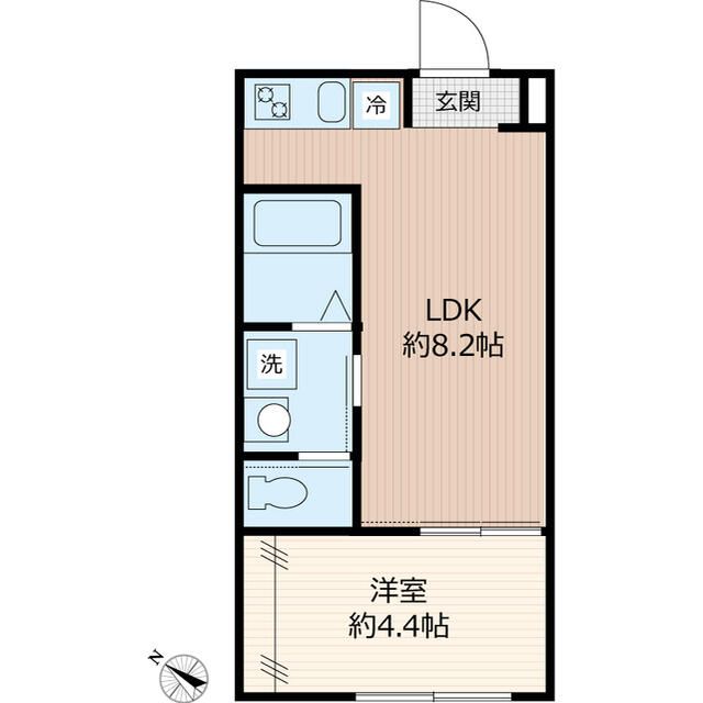 ルガノ 207号室 間取り