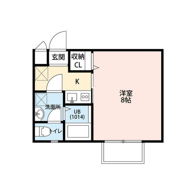 アムール　シュシュⅡ 203号室 間取り