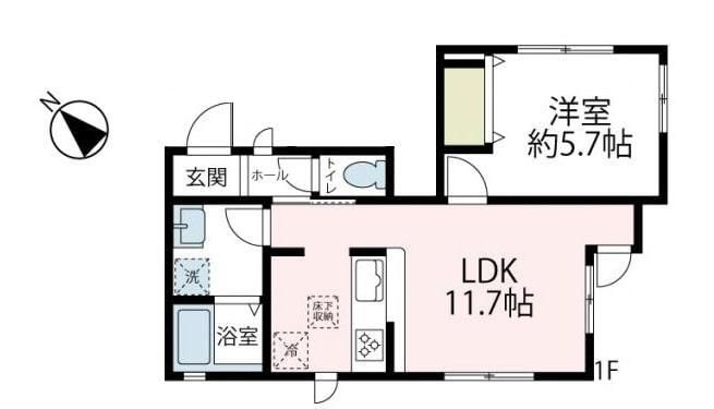 富士見フォーテラス C号室 間取り