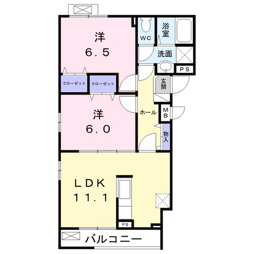 Ｙ・Ｋアルダン 301号室 間取り