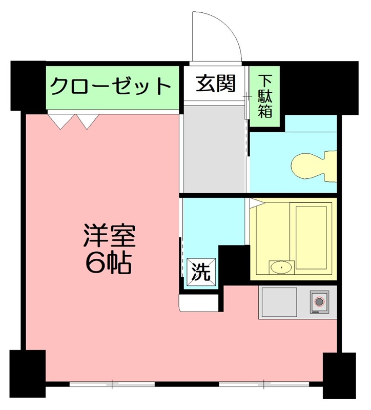 ラフィントール湘南 302号室 間取り