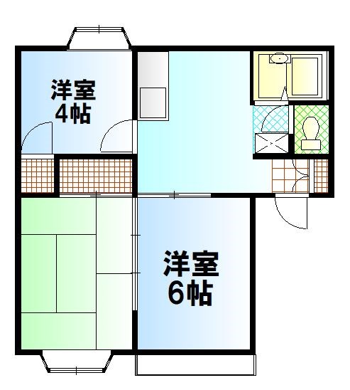 ボナール湘南 201号室 間取り