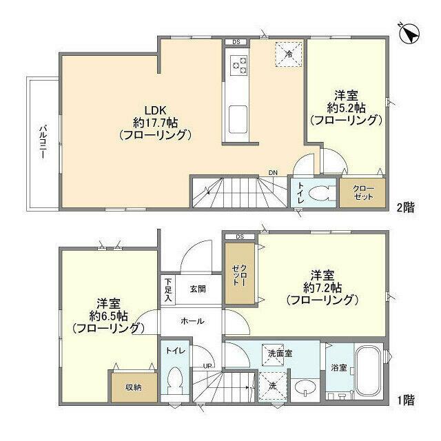 Kolet戸塚上矢部町 間取り