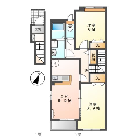 ベルクラージュ 間取り