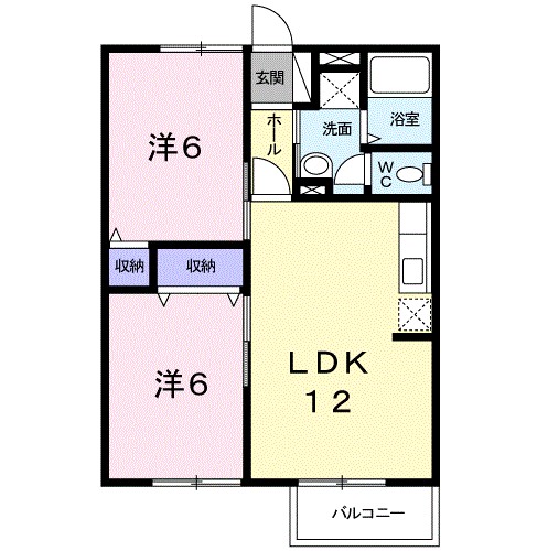 メゾン　ドゥ　ラポール 103号室 間取り