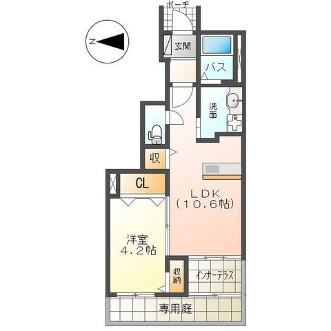 グランテージ真田 101号室 間取り