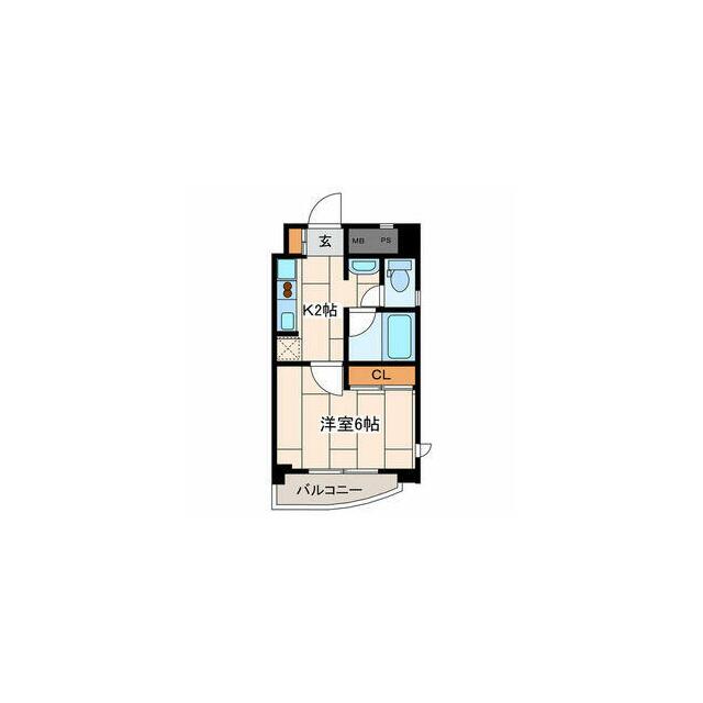 ヴァンヴェール２ 205号室 間取り