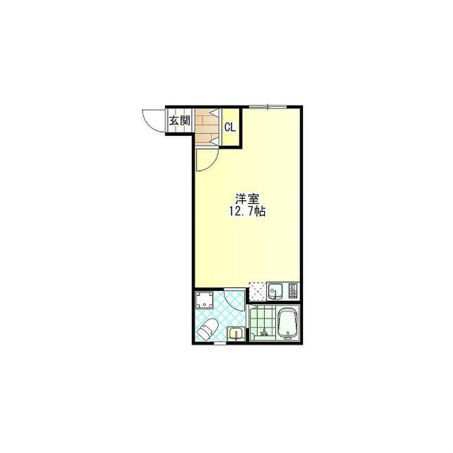 グランミネット 203号室 間取り