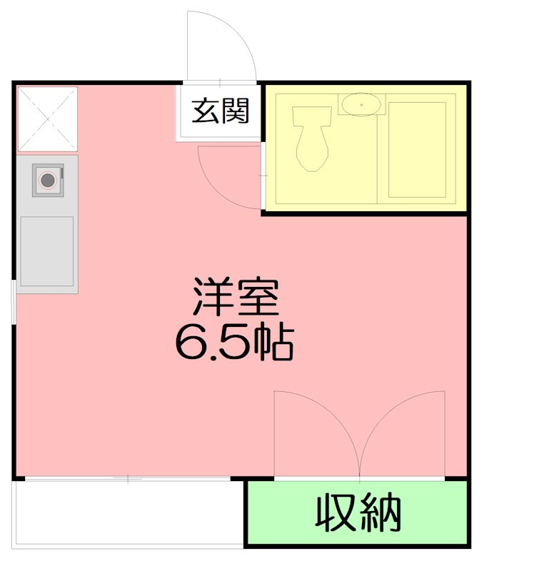 シルバーウェーブコートI 201号室 間取り