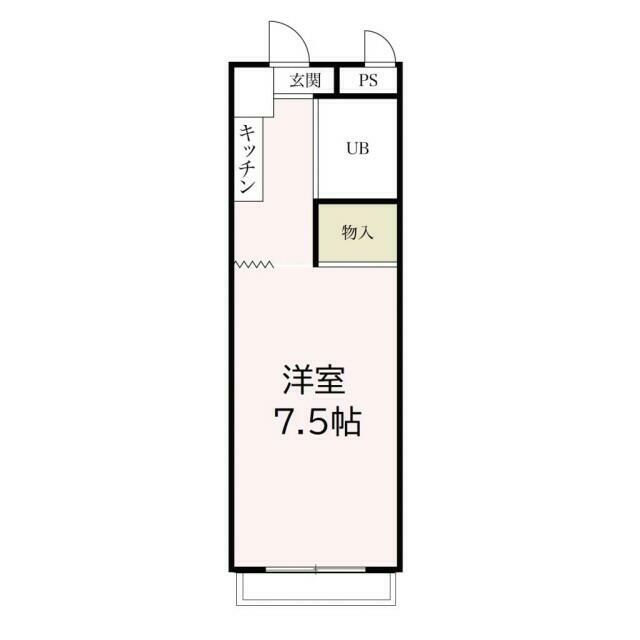 メゾンド本厚木 413号室 間取り