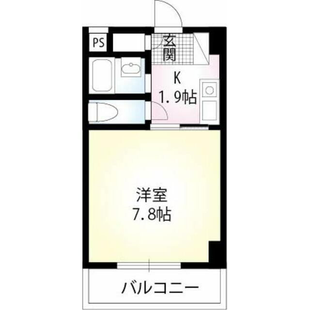 鵠沼やませ 205号室 間取り