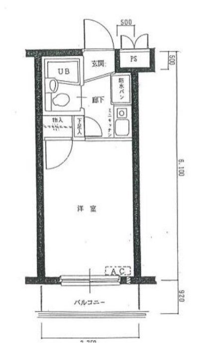 シルフィード厚木 304号室 間取り